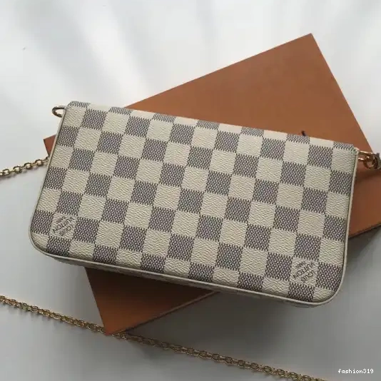 Bag Felicie Vuitton Damier Louis Pochette N63106 0323